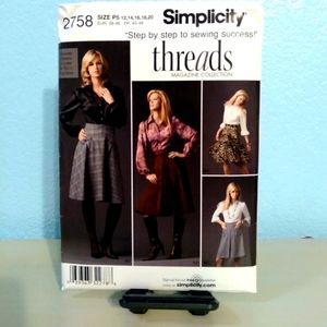 Simplicity Sewing Pattern 2758